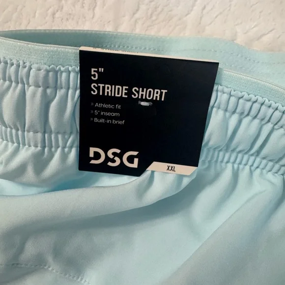 DSG Men’s Light Blue 5” Lined Stride Short Size XXL - Picture 6 of 9